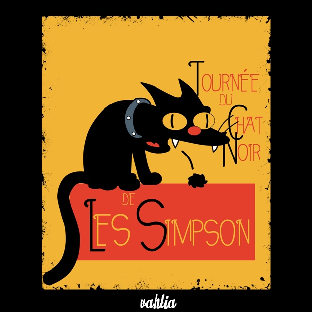 Chat Noir De Les Simpson Www Teetee Eu