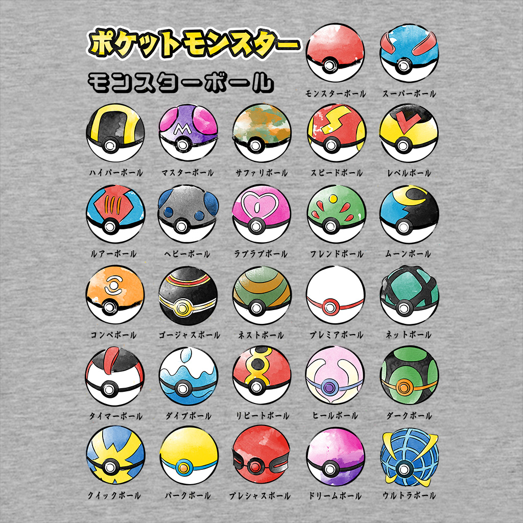 Pokemon Pokeball Types