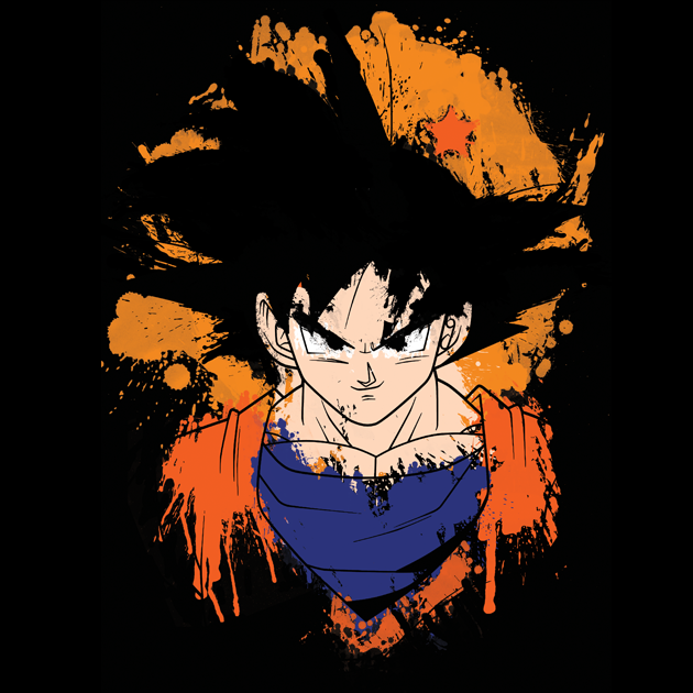 Splatter Goku | www.TeeTee.eu